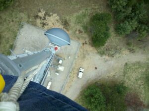 200' on one of our towers